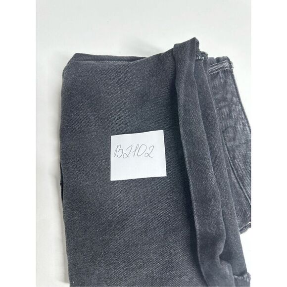 Jessica Simpson Black Denim Flirt Straight Boot Shorts Size 30 - Picture 11 of 11